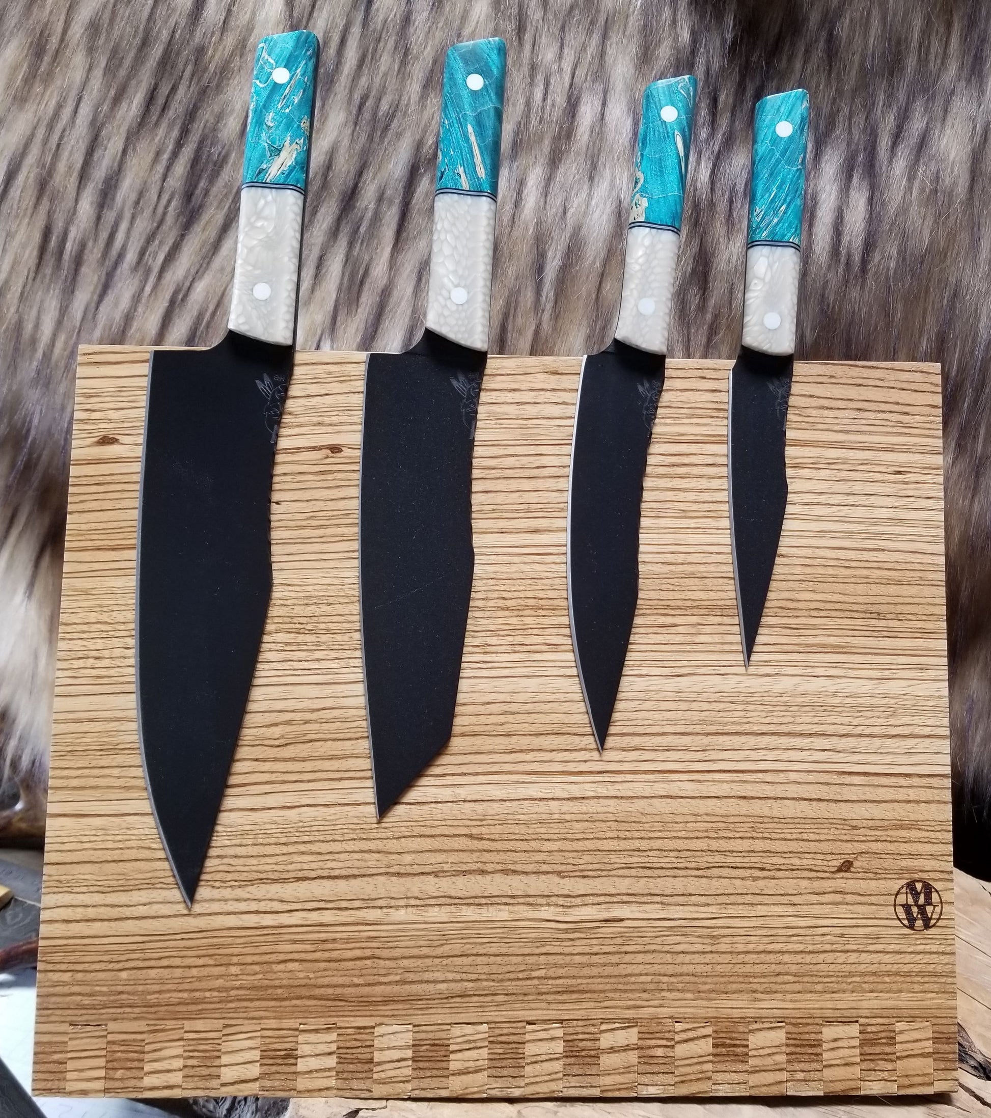 Magnetic Knife Holder - Zebrawood