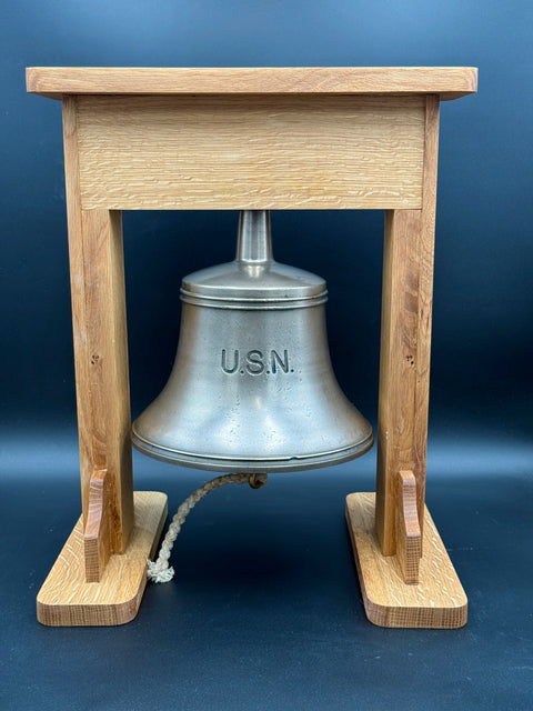 USN Bell on a custom holder we made