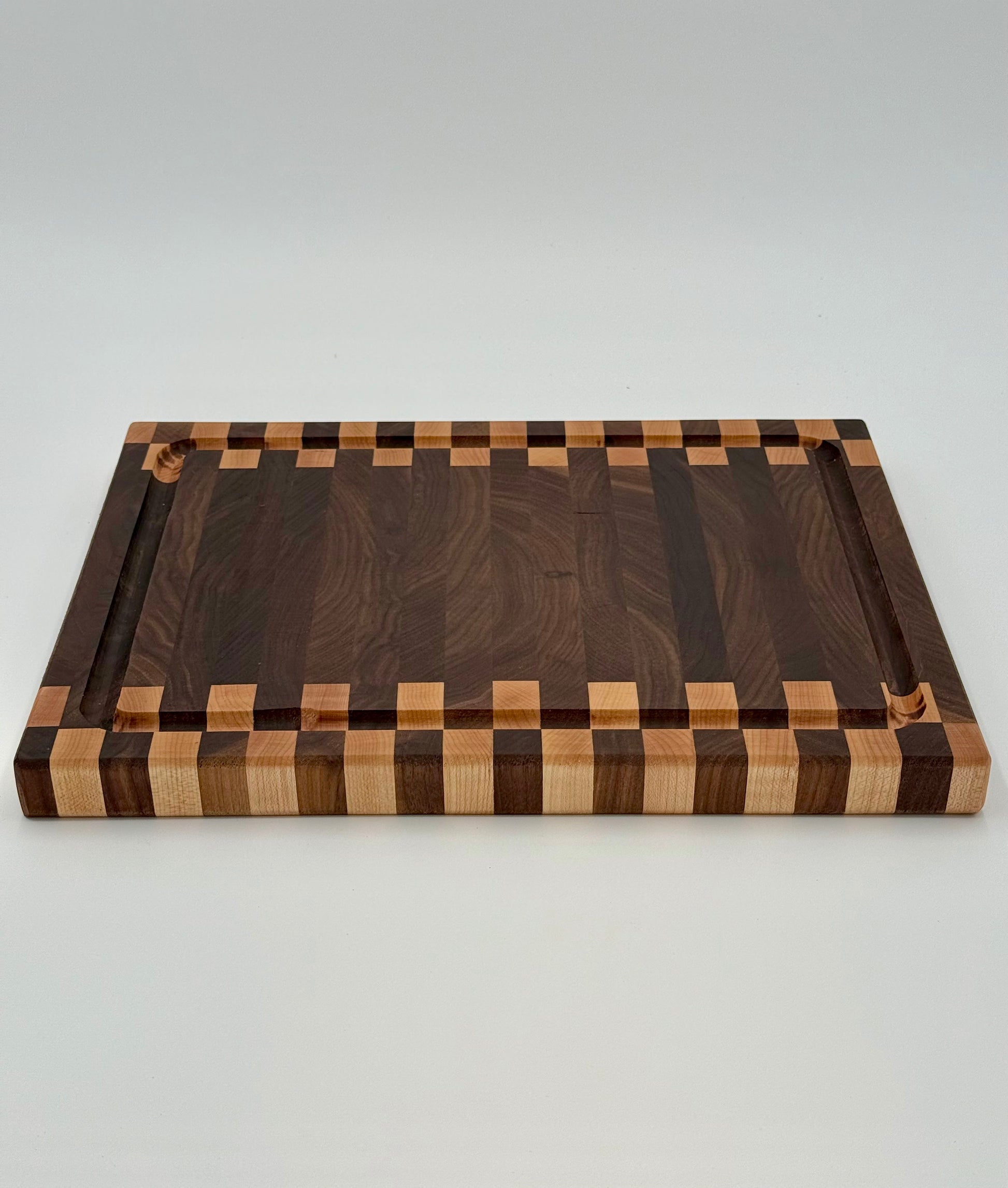 Zipper Pattern End Grain Cutting Board