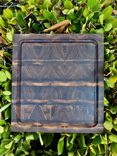 One-of-the-a-Kind Walnut End grain Cutting board