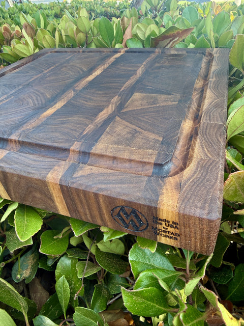 One-of-the-a-Kind Walnut End grain Cutting board