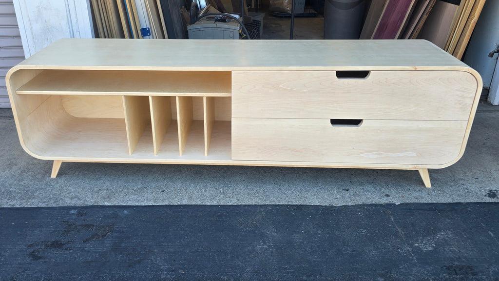 Entertainment Center in Mid-Century Modern Style