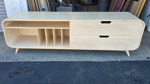 Entertainment Center in Mid-Century Modern Style