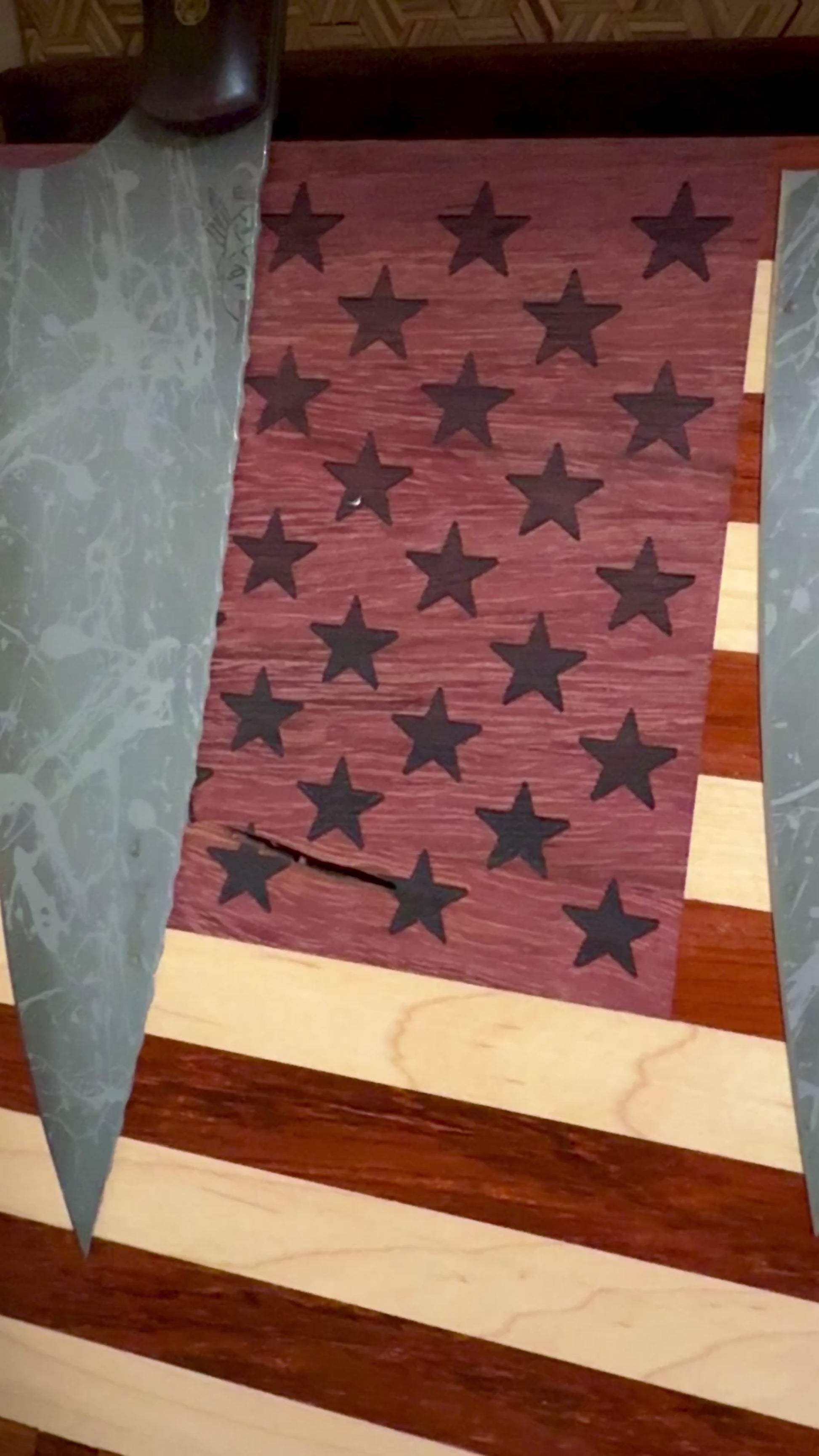 American Flag  Magnetic Knife Stand (Clearance)